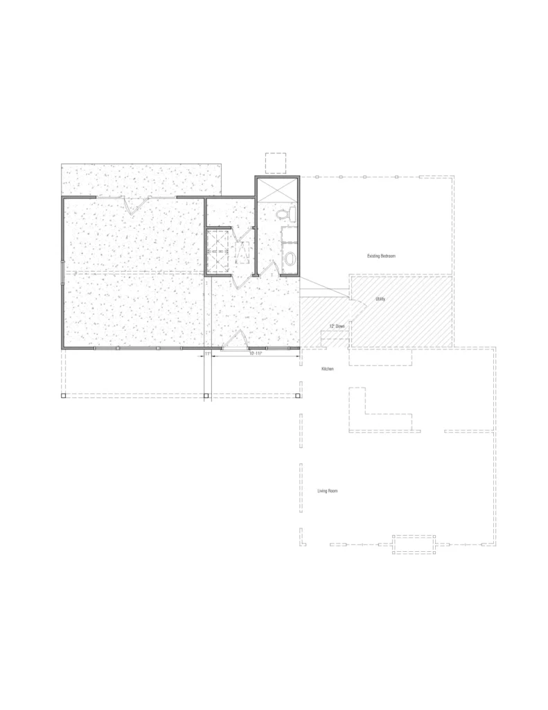 Cedar Crest Family Room Addition Floor Plan - After
