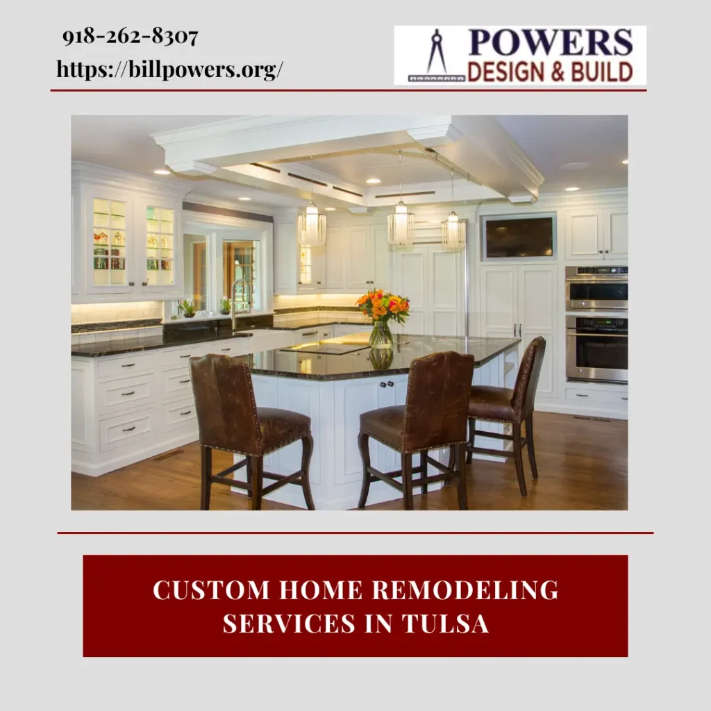 Custom home kitchen renovation by Tulsa remodeling experts