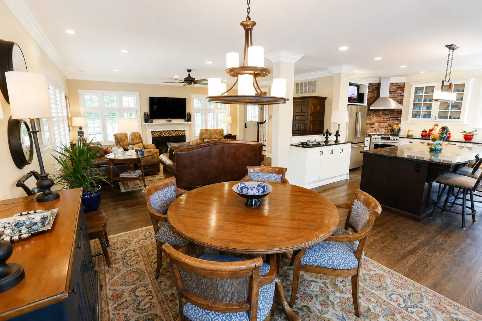 Kitchen renovation in Tulsa open floor plan