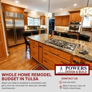 Tulsa whole home remodel kitchen design