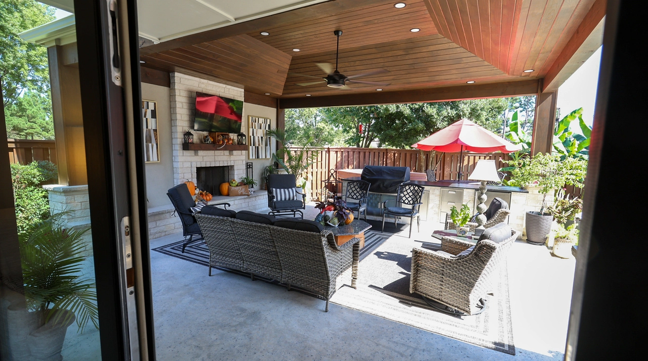 Tulsa outdoor living space remodel design