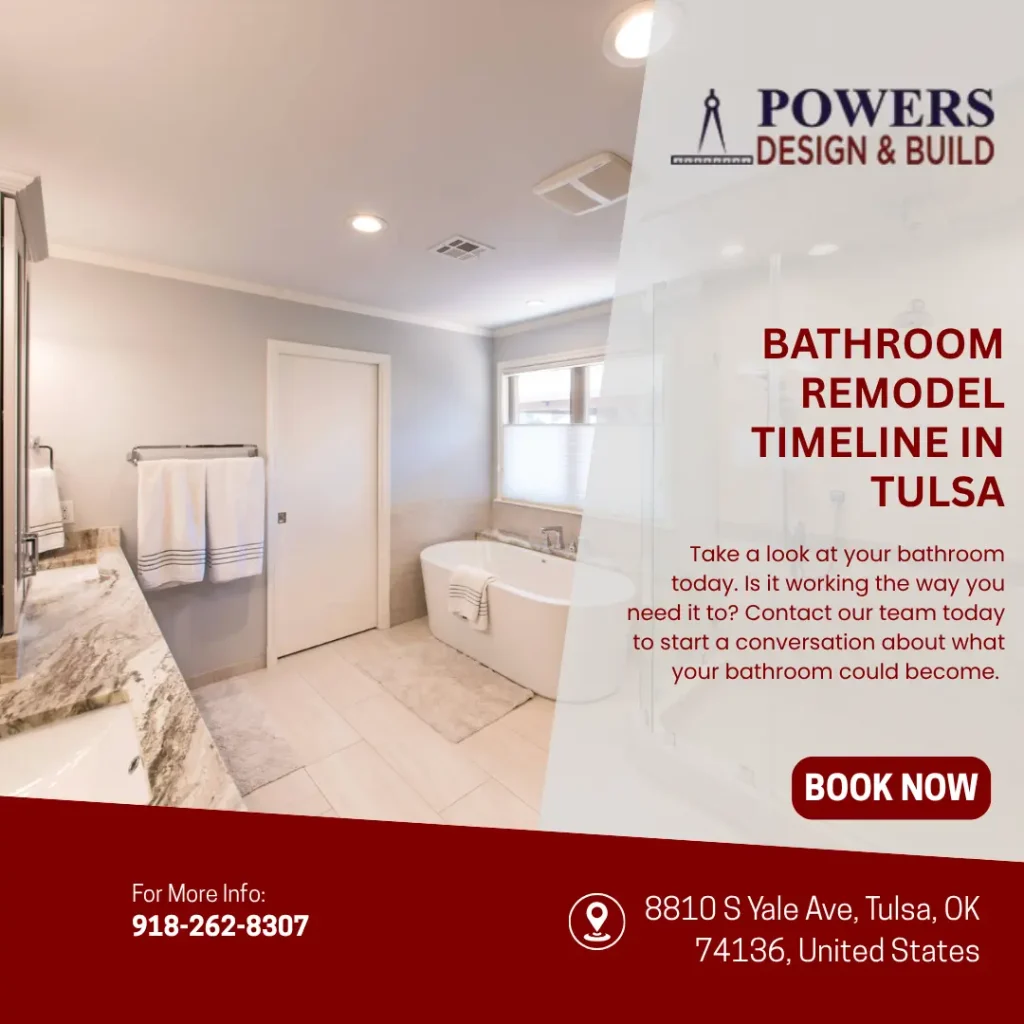 Modern bathroom remodel with freestanding bathtub and custom vanity